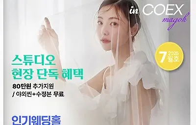 마곡코엑스웨딩박람회 7월 웨덱스웨딩페어